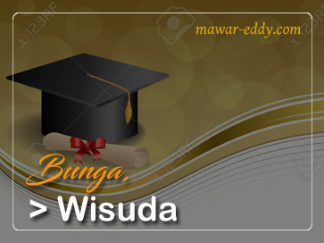 bunga acara wisuda